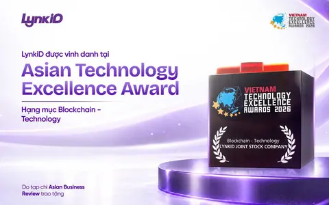 LynkiD được vinh danh tại Asian Technology Excellence Awards 2026 ở hạng mục Blockchain – Technology