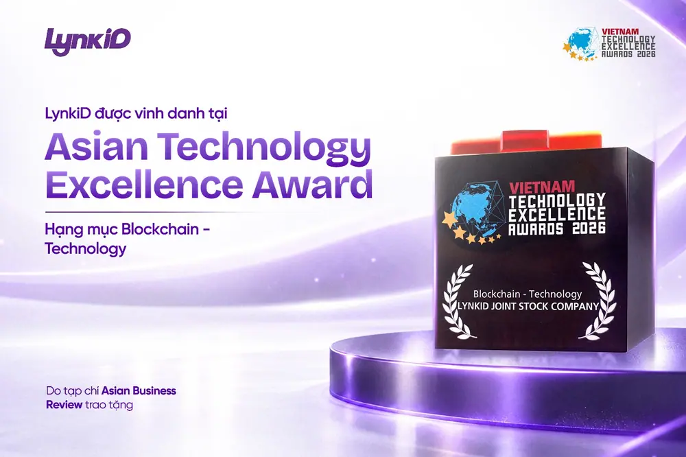 LynkiD được vinh danh tại Asian Technology Excellence Awards 2026 ở hạng mục Blockchain – Technology - Ảnh 1.