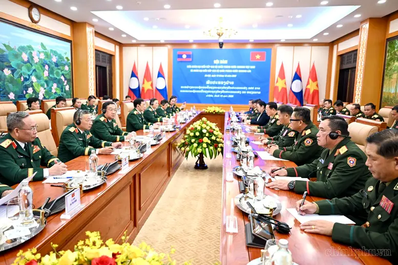 Thúc đẩy hợp tác quốc phòng Việt Nam-Lào ngày càng thực chất, hiệu quả- Ảnh 3.