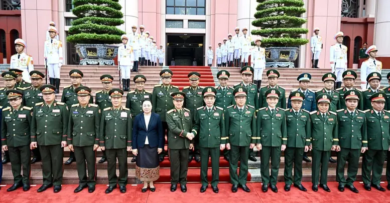Thúc đẩy hợp tác quốc phòng Việt Nam-Lào ngày càng thực chất, hiệu quả- Ảnh 6.