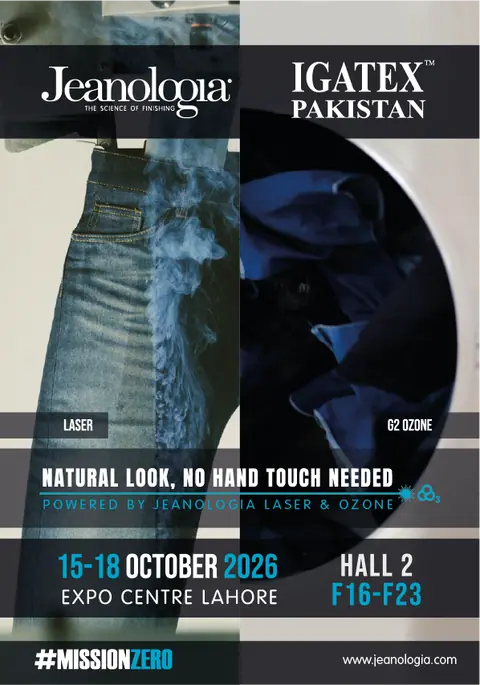 Discover Jeanologia’s live digital-to-production denim workflow at IGATEX Pakistan 2026