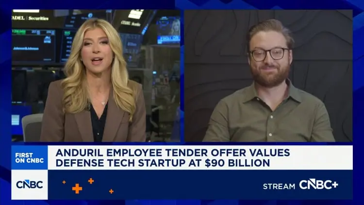 Anduril CEO on employee tender offer: We're not going to have employees distracted by stock prices