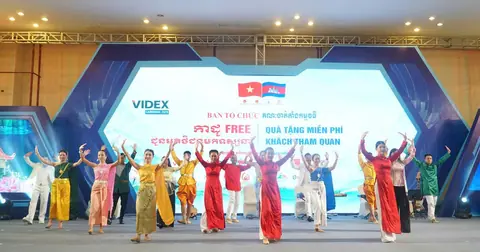 Quảng bá văn hóa Việt Nam tại Hội chợ Videx Cambodia 2026