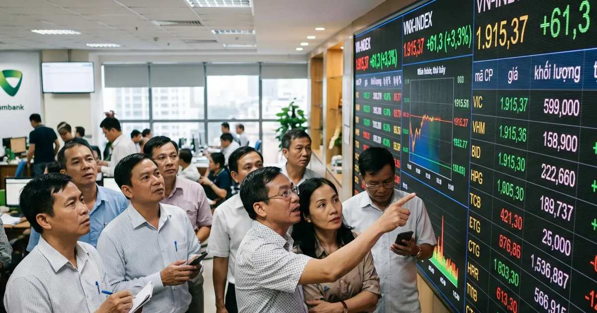 Dự báo VN-Index chạm 1.940 điểm năm 2027: Nhà đầu tư trước bài toán định giá mới