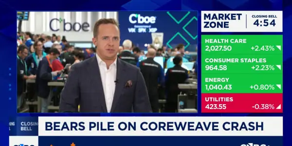 Options Action: Bears pile on CoreWeave crash
