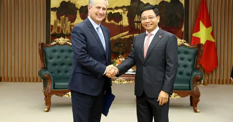 Gặp Phó thủ tướng Nguyễn Văn Thắng, Tổng Giám đốc điều hành Citigroup khẳng định: "đưa các nhà đầu tư quốc tế đến Việt Nam là nhiệm vụ của chúng tôi"
