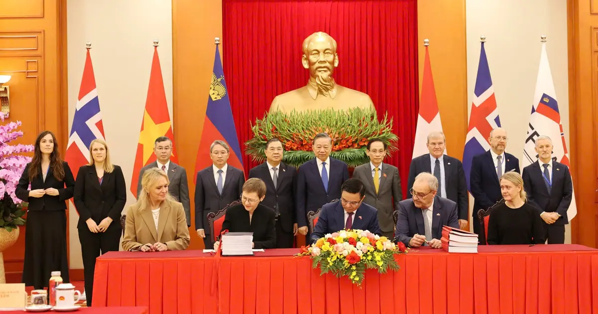 Viet Nam, EFTA member countries sign free trade agreement
