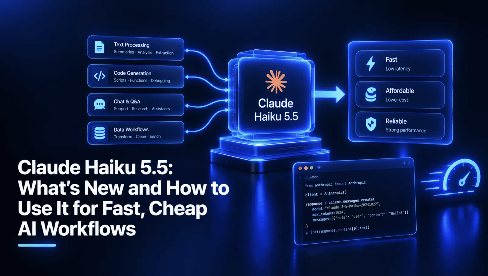 Claude Haiku 5.5: What’s New and How to Use It for Fast, Cheap AI Workflows