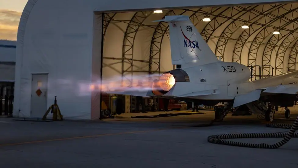 Afterburners on the X-59