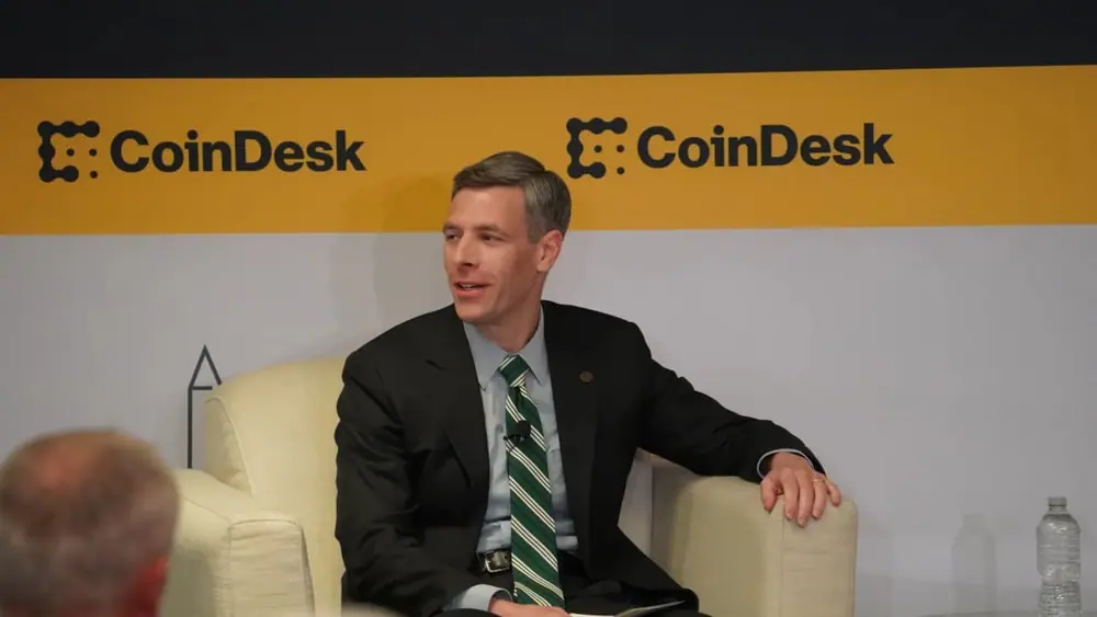Comptroller of the Currency Jonathan Gould (Nikhilesh De/CoinDesk)