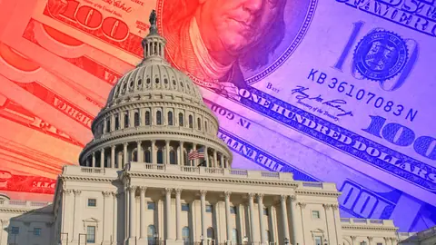The political ad wars are still being fought over the airwaves even as digital gains share