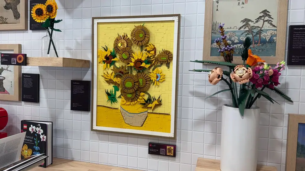 Lego Vincent van Gogh &ndash; Sunflowers set