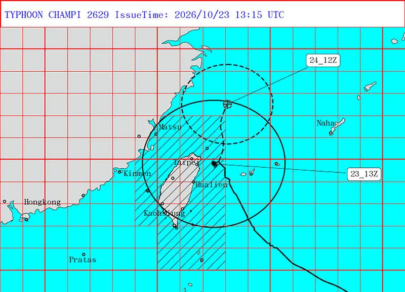 Typhoon Champi shuts down Taiwan