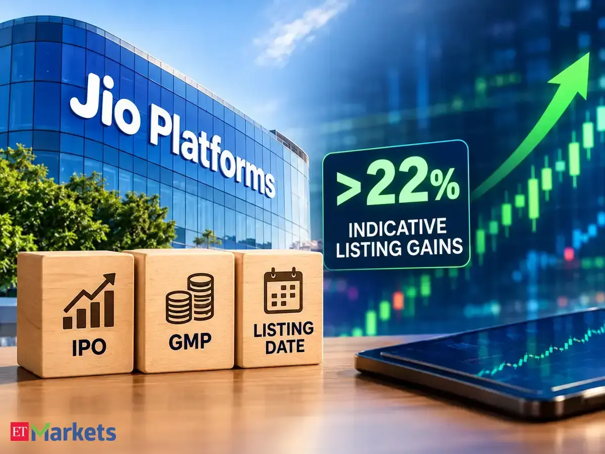 Jio IPO GMP today: Grey market signals over 22% listing gains; check allotment, listing date