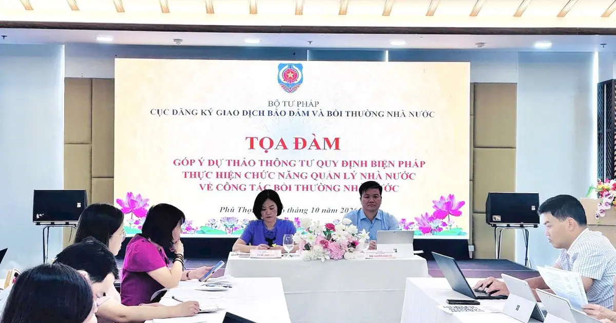 Góp ý hoàn thiện dự thảo Thông tư về công tác bồi thường nhà nước