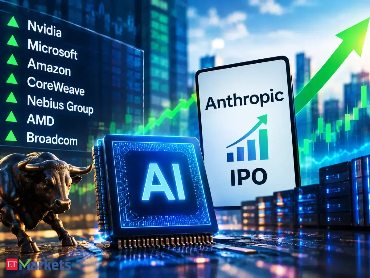 AI stocks rally after Anthropic IPO filing, Nvidia gains nearly 3%