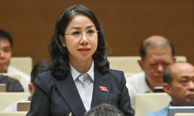 Đại biểu Phan Thị Thùy Linh. (Ảnh: Duy Linh)