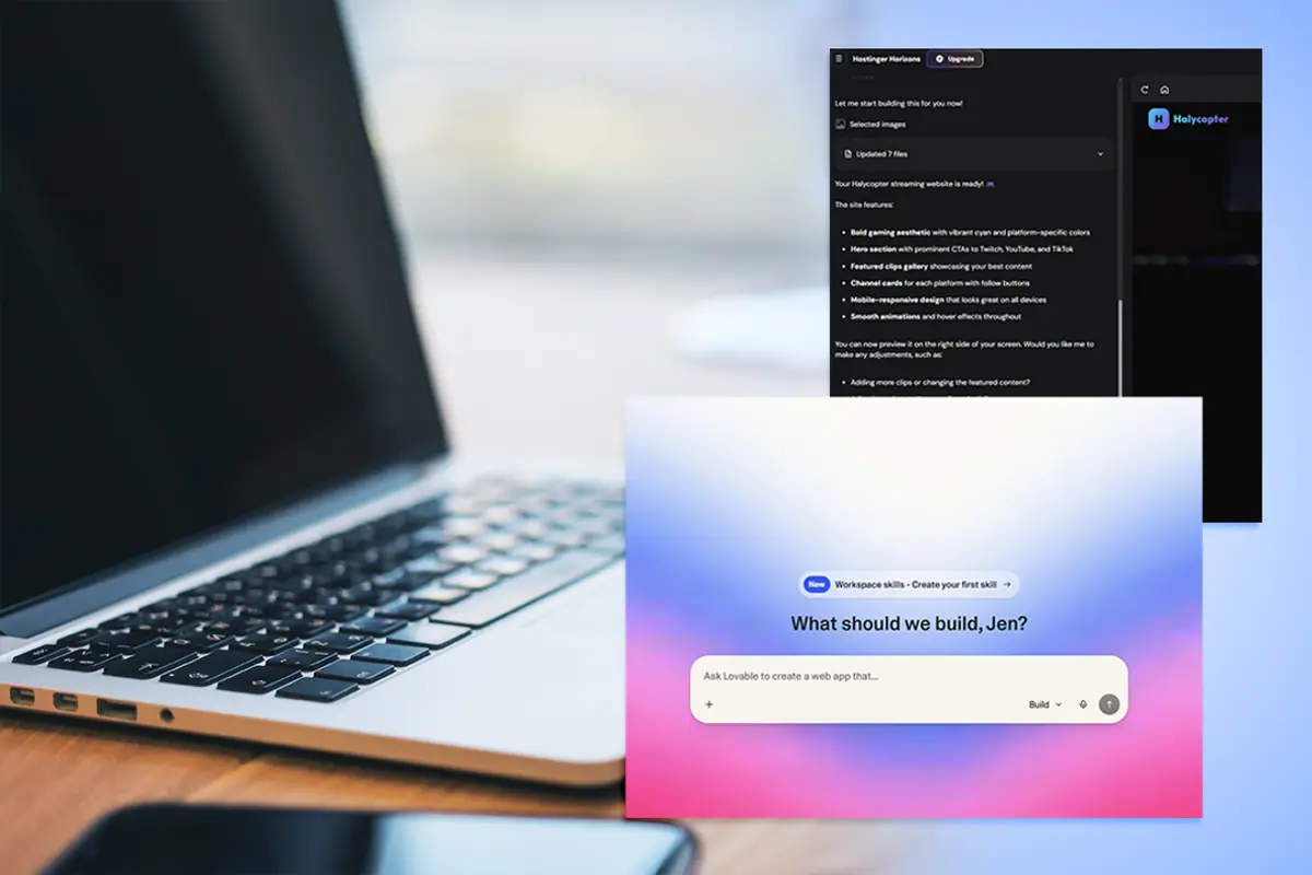 Lovable vs Hostinger: AI-assisted website builders, compared by an expert