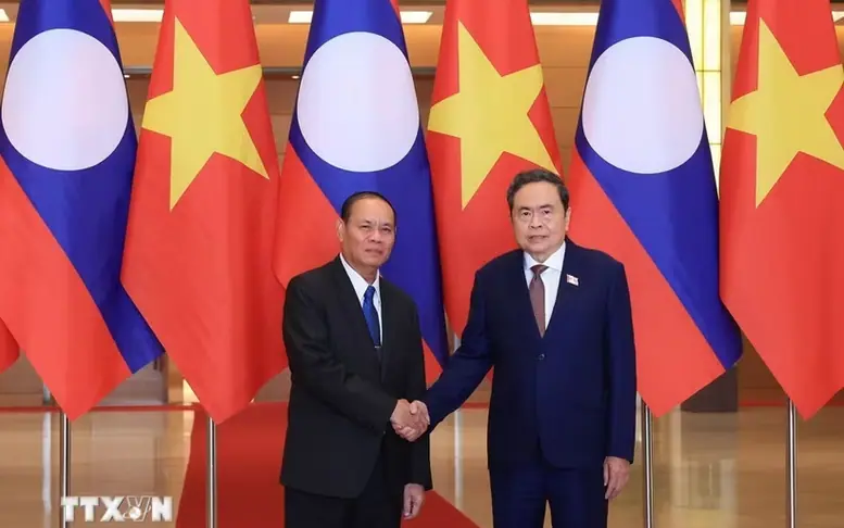 Chủ tịch Quốc hội Trần Thanh Mẫn tiếp Đoàn lãnh đạo các tổ chức kiểm toán quốc tế - Ảnh 5.