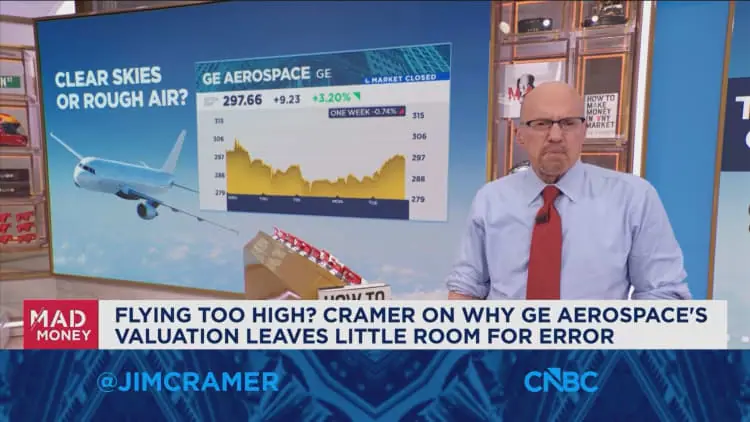 Jim Cramer takes a closer look at GE Aerospace and Boeing