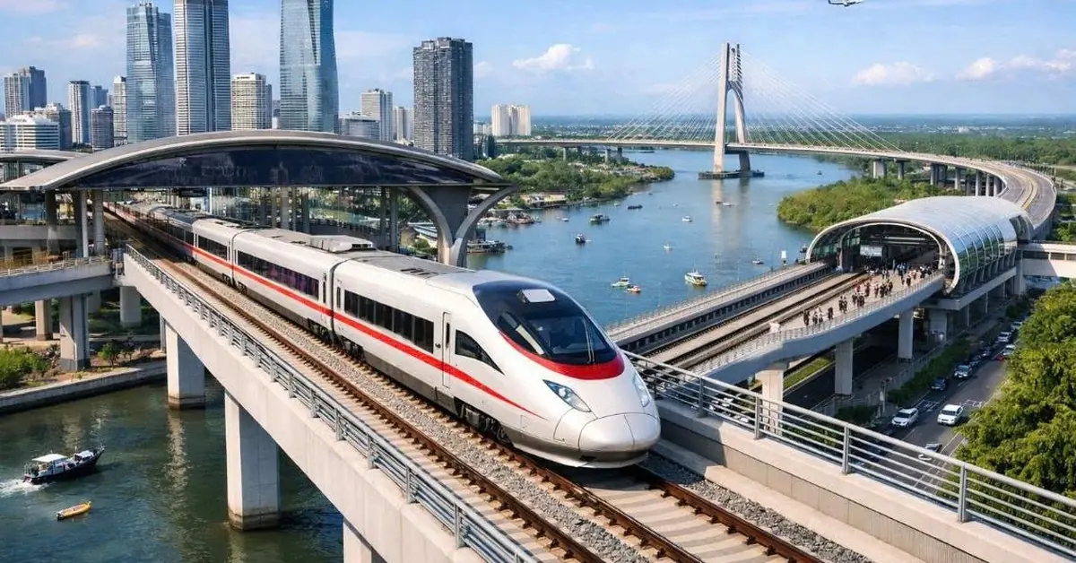 Trung Quốc, Nhật Bản mất khoảng 4 năm, Dubai mất 3,5 năm, còn tỷ phú Phạm Nhật Vượng dự kiến cần bao lâu để hoàn thành tuyến đường sắt 4 tỷ USD dài 54km?