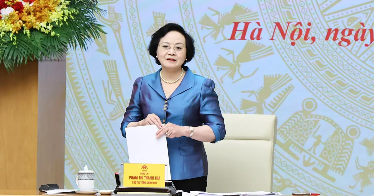 Phó Thủ tướng Phạm Thị Thanh Trà: Kiên định mục tiêu tăng trưởng hai con số, khẩn trương hoàn thiện vị trí việc làm