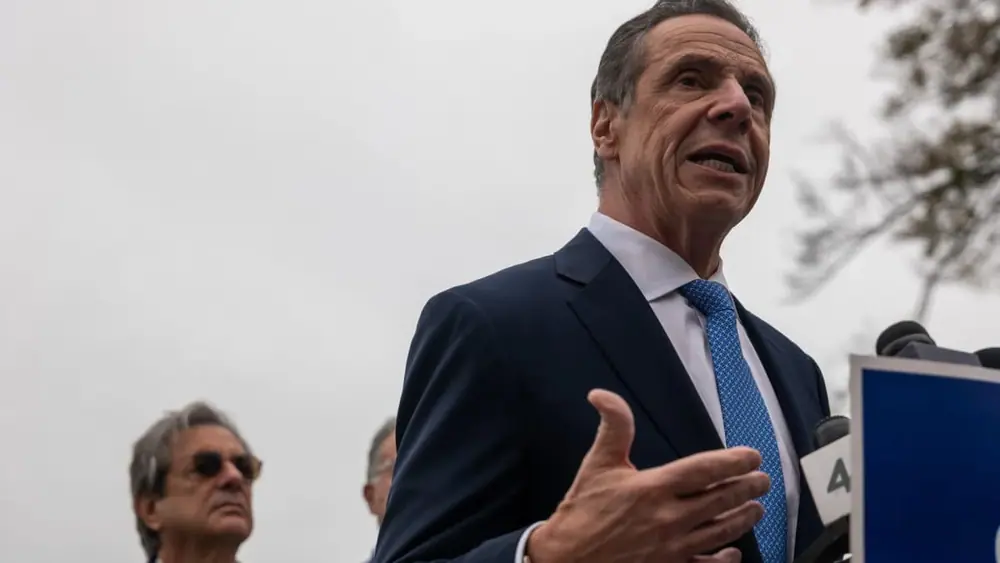 Andrew Cuomo, co-chair of OKX-ICE and board member of OKX (Getty Images)