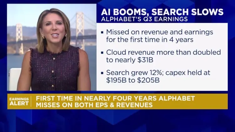 Google Cloud surges as Search slows