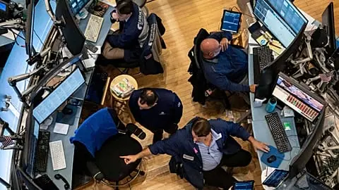 FILE- Trading floor / markets