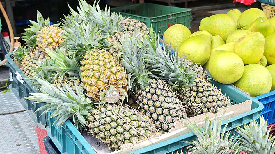 Ministry touts Taiwanese pineapple export success