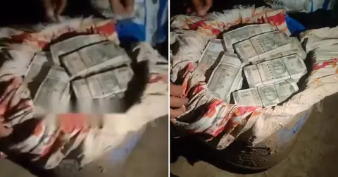 Phát hiện 13,5 tỷ đồng tiền mặt chôn dưới lòng đất